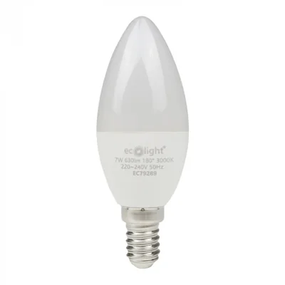 Vela E14, 7W, 3000K, 630lm