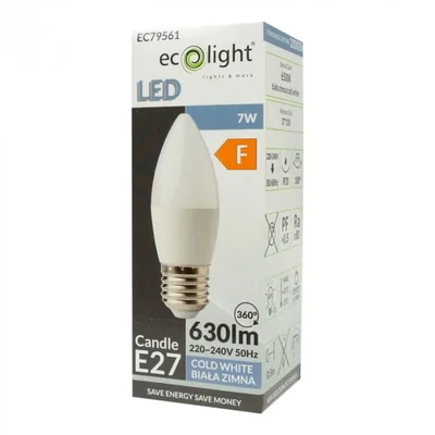Vela E27, 7W, 6500K, 630lm