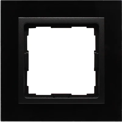 VENA2 Xglass-Rahmen 1x SCHWARZ + Anthrazit