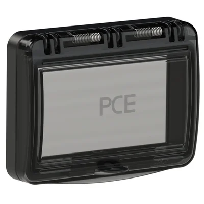 Ventana de inspección de 6 módulos IP44/IP54 (negra)
