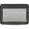 Ventana de inspección de 6 módulos IP44/IP54 (negra)