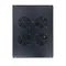 Ventilační panel pro volně stojící skříně s hloubkou 800 mm (4 ventilátory)