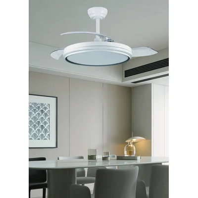 Ventilador de techo LED ABS+PC 62W 32W+30W 3200LM 20m2 CCT 40dB