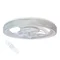 Ventilador de techo LED CRYSTAL 35W 20W+15W 2000LM 15m2 CCT 40dB