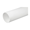 Ventilation duct D/O 100 round 1m white