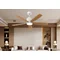 Ventilatore da soffitto a LED METALLO+ABS 53W 18W+35W 1980LM 35m2 CCT 45 dB