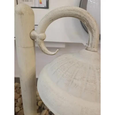 Verdon Lámpara de pie de exterior 50 cm blanco antiguo