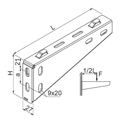Verstärkter Ausleger, WWSS500