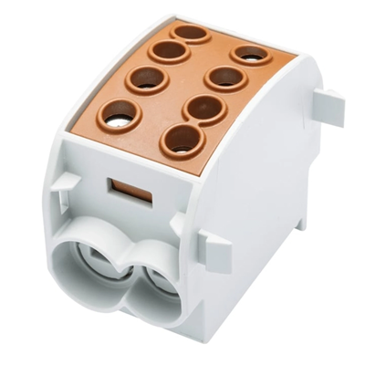 Verteilerblock - Abzweig SCB 70 Al/Cu 1-polig 80310 SIMBLOCK braun