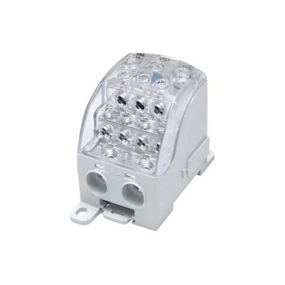 Verteilerblock SUB 400 – Universal Al/Cu 82080 SIMBLOCK Grau