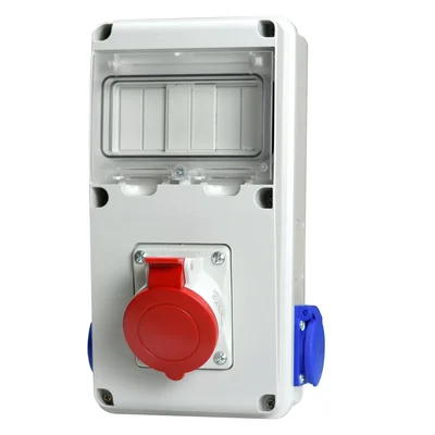 Verteilerkasten 16A, 2x230V, 6DIN ENERBOX