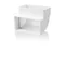 vertical elbow 110x55 mm, 90 degrees, white 060