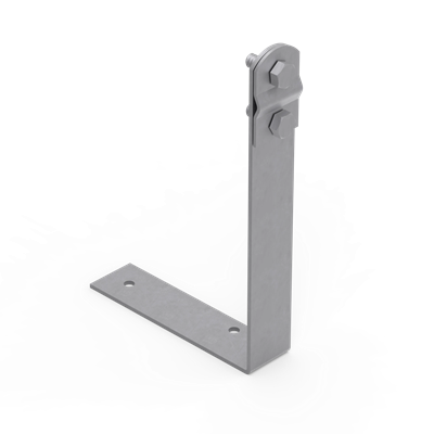 Verzinkter, verschraubter Winkelgriff