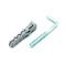 Verzinkter Winkelstift, Durchmesser 6 mm, Länge 3 mm, Gewinde 3 mm