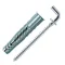 Verzinkter Winkelstift, Durchmesser 8 mm, Länge 4 mm, Gewinde 4 mm