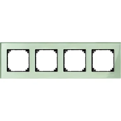 VETRO M-ELEGANCE Cornice quadrupla, smeraldo