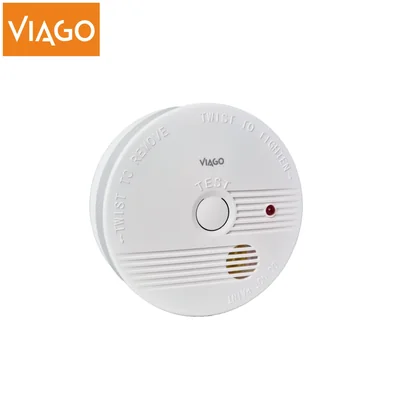VIAGO batteriebetriebener Rauchmelder 85dB weiß