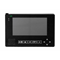 Video intercom: 7" color monitor with memory SD card port plastic/aluminium black + power supply