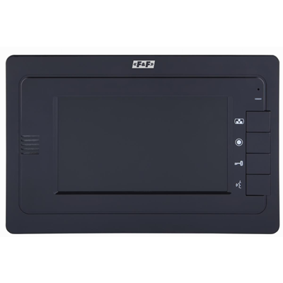 Video intercom with 7'' LCD monitor F&F 14.5V 7W black