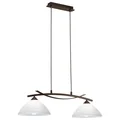 VINOVO Suspension, double lamelle, brun foncé