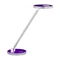 Violette Schreibtischlampe