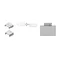 VIP IP44 LED Bracket NT Set Gray