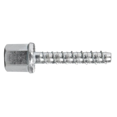 Vis galvanisée 6x55mm pour béton avec tête avec filetage intérieur M10