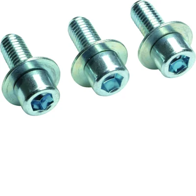 Vite LV M12x30 con rondella di contatto (set da 3)