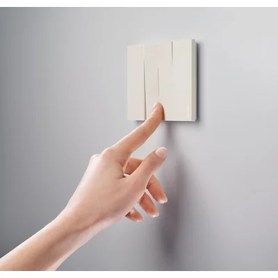 VIVIENDO AHORA - INTERRUPTOR DE ESCALERAS - ABRAZADERAS AUTOMÁTICAS - 2 MÓDULOS