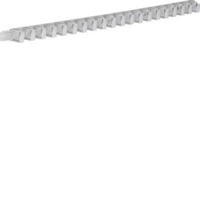 VK-flex 10 comb channel L=250mm self-adhesive grey