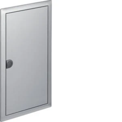 VOLTA Cover frame with door 3R/36M stainless steel
