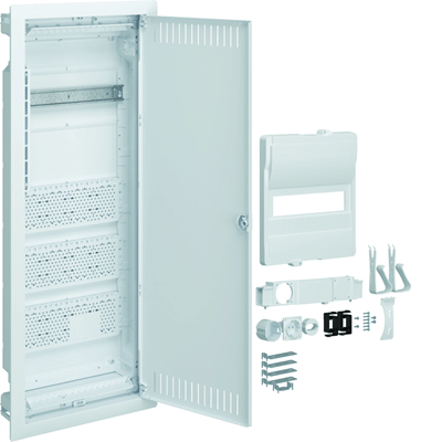 VOLTA Hybrid-Schaltanlage, Unterputz, 12M, 3x Montageplatte