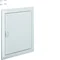 VOLTA Marco de cubierta con puerta 1R/12M, plateado