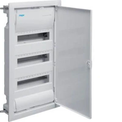 Volta switchgear IP30 for plasterboard walls. 3-row 36 modules