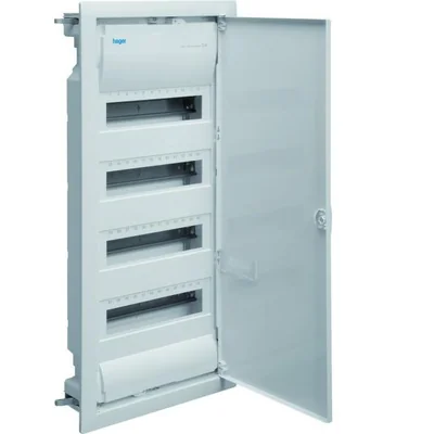 Volta switchgear IP30 for plasterboard walls. 4-row 48 modules