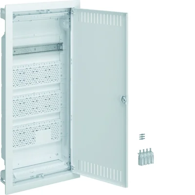 VOLTA VDI switchboard plasterboard 4R 3x mounting plate, 1x TH rail