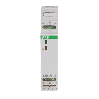 Voltage measurement transducer with MODBUS RTU output