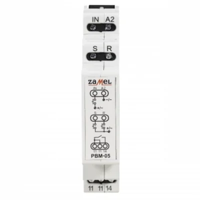 Voltageless bistable relay 12-24V AC/DC TYPE: PBM-05/12-24V