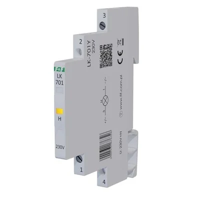 Voyant d'alimentation 1/3S 1xLED jaune
