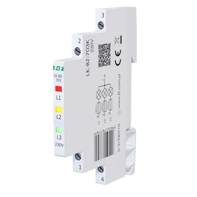 Voyant d'alimentation avec protection 1/3S 3xLED - 3 couleurs