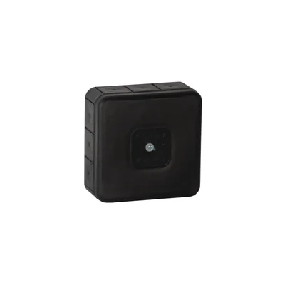 VP-31 Puszka natynkowa z dławikami gumowymi 12-wlotowa 85x85x37mm IP55 dekiel na 1 wkręt czarna