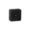 VP-31 Scatola da parete con pressacavi in gomma, 12 ingressi, 85x85x37mm, IP55, coperchio per 1 vite, nera