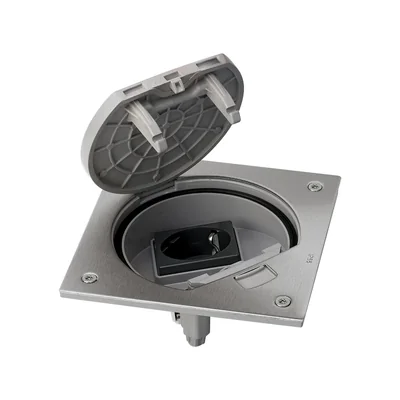 Вставка IP66 Schuko, нержавіюча сталь