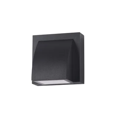 Вуличний настінний світильник ITALUX Edgar LED, вбудований 3W AC85-265V 120 lm 3000K IP54 колір - чорний