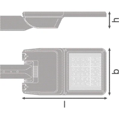 Вуличний світильник STREETLIGHT FLEX SMALL 36W 740 RV25ST ALW