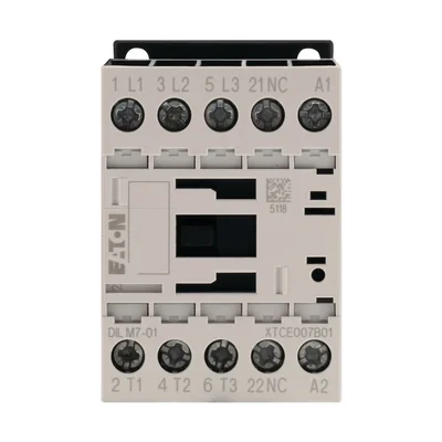 Výkonový stykač, 7A, 0Z 1R DILM7-01 (230V50HZ,240V60HZ)