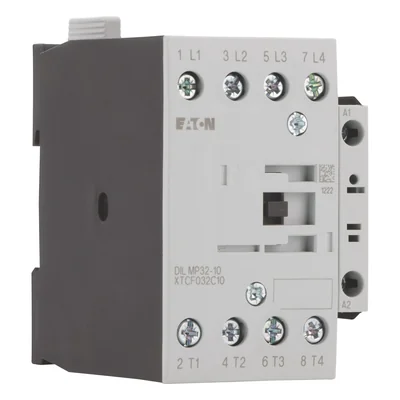 Výkonový stykač, DILMP32-10(230V50HZ,240V60HZ), 32A, 4b+1ZZ