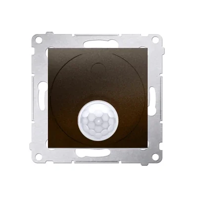Vypínač s pohybovým senzorem (modulem) 8(2)A, 230V, matná hnědá metalíza