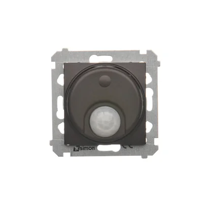 Vypínač s pohybovým senzorem (modulem) 8(2)A, 230V, matná hnědá metalíza