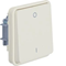 W.1 2-pole switch with "0/1" imprint IP55 white